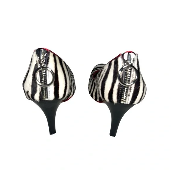 Designer Zebra Heels - Picture 5 of 5